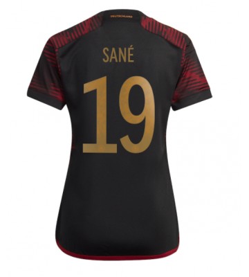 Tyskland Leroy Sane #19 Bortedrakt Kvinner VM 2022 Kortermet